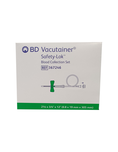 Vacutainer Butterfly 21G х 3/4' x 12"...