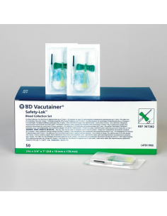 Green Vacutainer Butterfly...