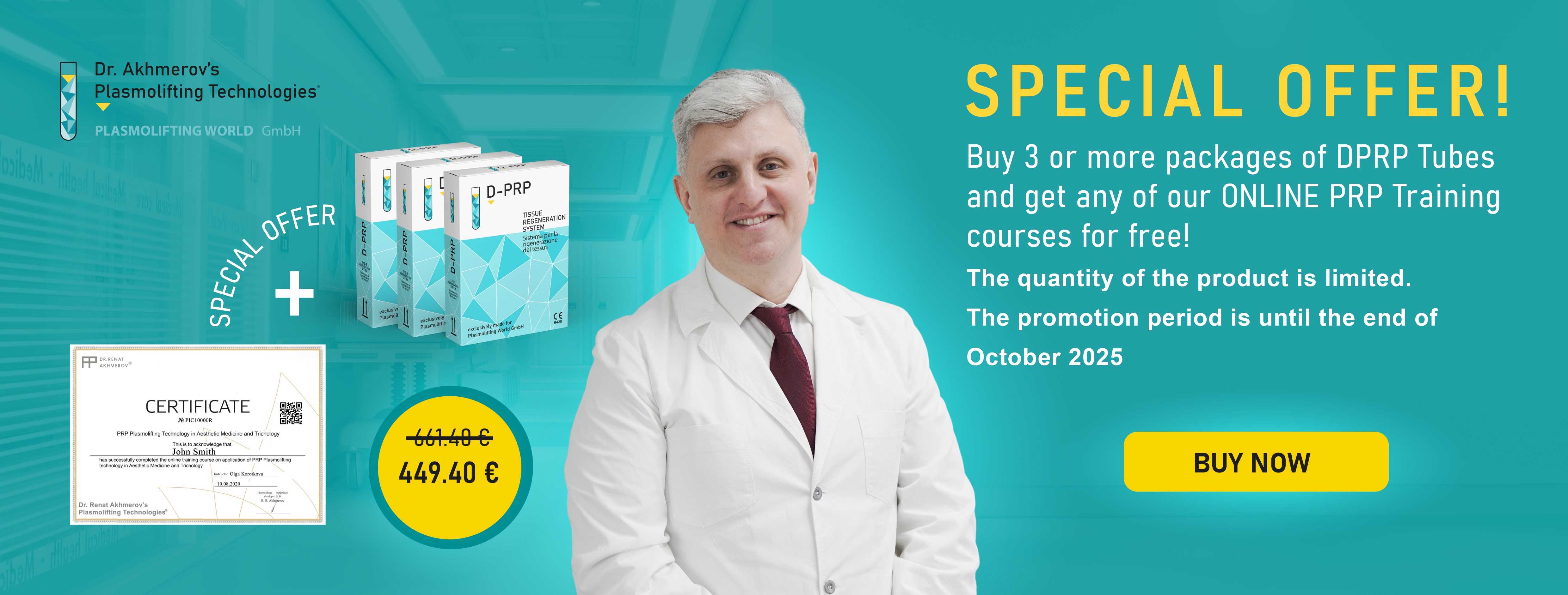 DPRP tubes + PRP-Course for Free